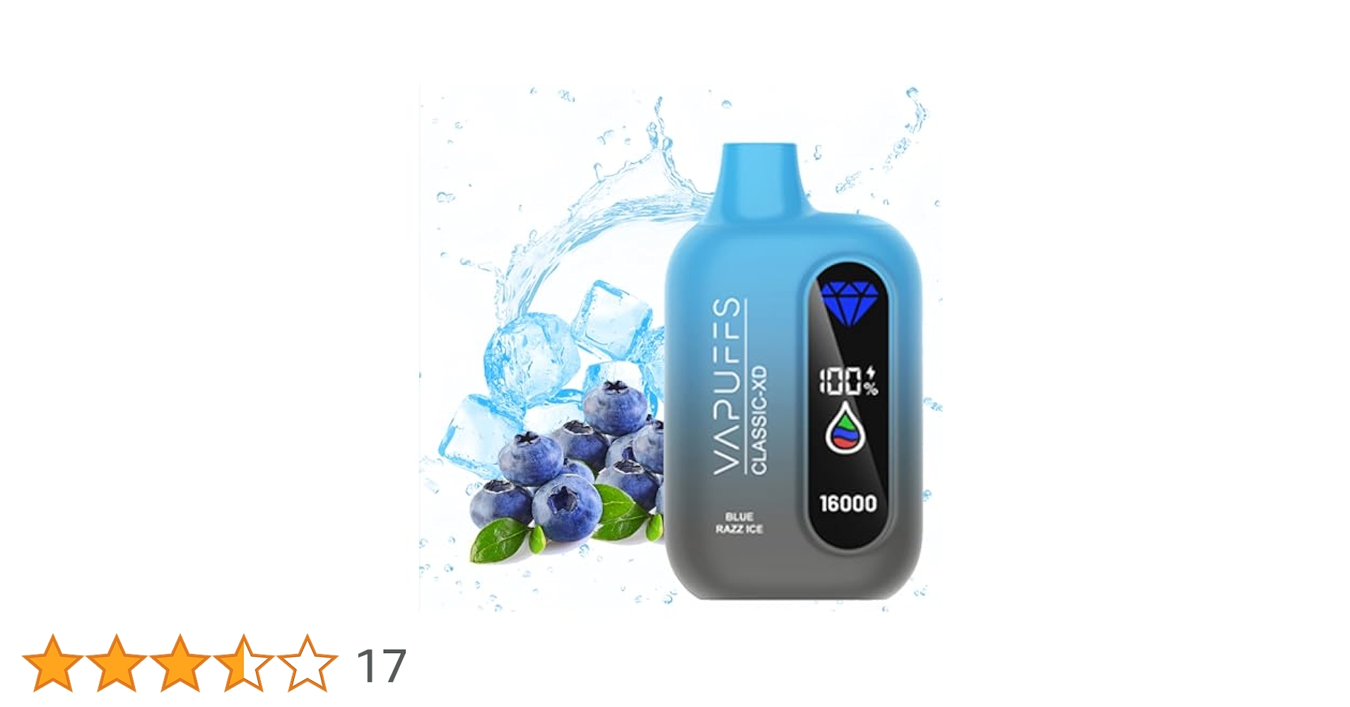 Amazon | 電子タバコ使い捨てVAPE 16,000パフ 8フレーバー大容量