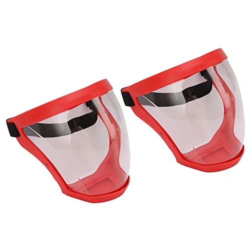 Cobertura Protetora Facial, Transparente Segurança Destacável 2 Pçs Faixa Elástica Protetor Facial p