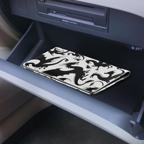 Organizador de guantera slim de piel miniatura 7
