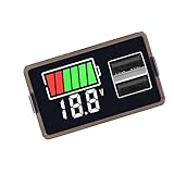 donde comprar bateria para coche barata Monitorea el estado de la batería con este medidor de voltaje digital de 8 V-30 V CC con doble puerto USB, pantalla LED y compatibilidad universal para baterías Libatteries en vehículos o configuraciones al aire libre