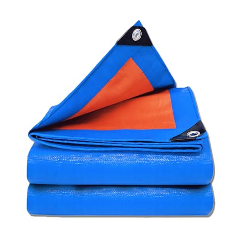 1 Pack Heavy Duty Waterproof Tarpaulin - Blue & Red...