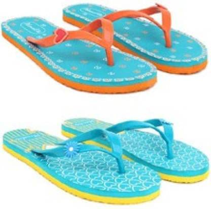 Phonolite Daily use printed FlipFlop slipper Hawaii chappal for women and girls pack of 2 (B0B748LD27) Amazon Price History, Amazon Price Tracker