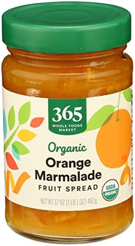 365 by Whole Foods Market, Fruit Spread Organge Marmalade Organic, 17 Ounce