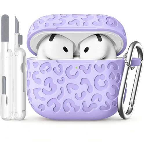 Protection AirPods 4 silicone anti-choc avec kit de nettoyage