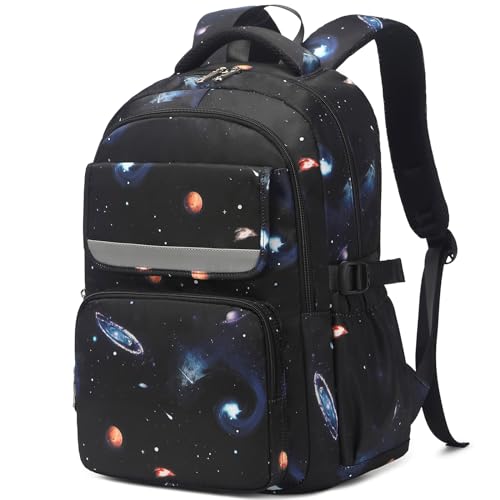 Sugaroom 3pcs Galaxy Backpack for Boys with Lunch Box Kids School Bags Lightweight Bookbags Teens Boys Backpacks for Elementary Middle School4
