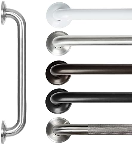 Vive Grab Bar for Bathtubs and Showers - Handicap Bathroom Safety Rail for Elderly - Wall Senior Handle for Tub, Toilet, Bath - Disability Assist Device Accessories Handrail Support for Injury