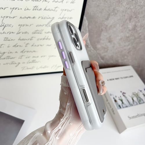 Étui portefeuille iPhone 13 chic en cuir texturé rose de haute finition - 2