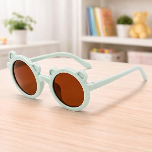 Image of SYGA Kids Goggles, UV Protection Eyewears with Round Shape Monkey Style, Suitable for Age 3 to 8 Years