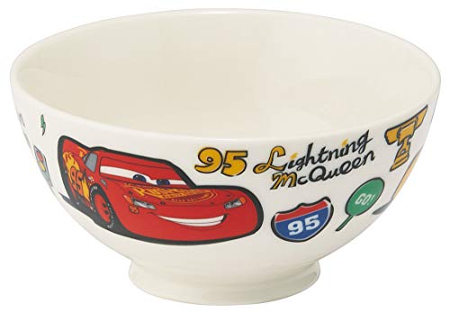 Skater CHRB1 Ceramic Bowl for Kids, 8.5 fl oz (250 ml), Cars Disney