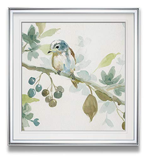 Renditions Gallery Parent Listing Wall Art, Assorted Images, Premium Gallery Wrapped Canvas, Ready to Hang, In x In, Made in the America, Silver Frame Grouping (16X16, Spring Melody 2 SILVER)