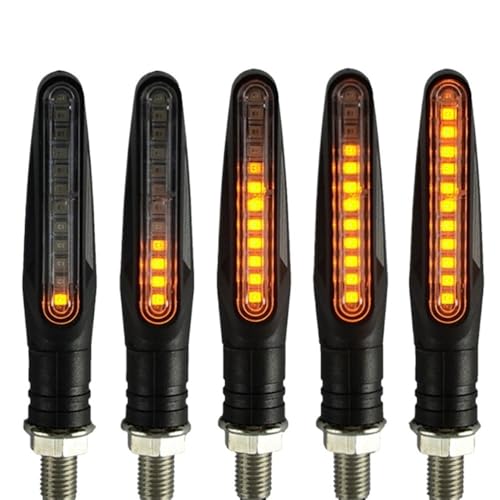 Clignotants moto momt feux clignotants à eau courante pour rouler la nuit