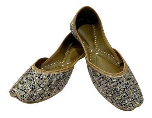 Stylish Handmade Punjabi Jutti - Flat Ballet Shoes & Indian Bridal Footwear for Women2
