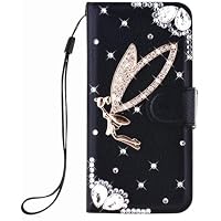 Portafoglio Diamante Per Honor X9D 5G – Custodia Flip In Pelle PU Con Glitter, Slot Carte E Supporto Orizzontale