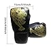 predolo Punching Gloves for Training and Fitness Half Finger Mitts for Bag Work, Kids Black