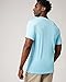 32 DEGREEES Men's Cool Classic VNeck T-Shirt | Anti-Odor | 4-Way Stretch | Moisture Wicking, Blue Topaz, Large
