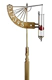 Conant Custom VRG7 Brass Jeffersonian Float-and-Lever Rain Gauge