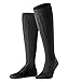 Produktbild FALKE Herren Kniestrümpfe Teppich Im Schuh M Kh Wolle lang einfarbig 1 Paar, Schwarz Black 3000, 45-46