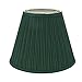Off White Pleated Lamp Shade - 5x9x8.5 Inch Empire Spider Construction