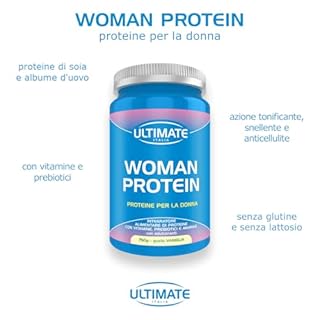 Ultimate Italia - Woman Protein proteine specifiche per donne - 750g - vaniglia - proteine di soia e albume d'uovo
