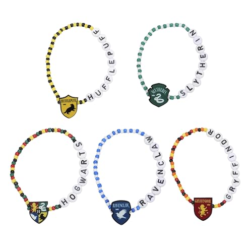 Bioworld Harry Potter Hogwarts Houses Friendship Tradesies Bracelet Set