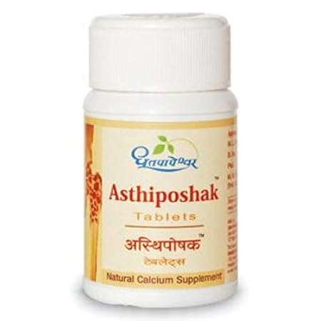 DHOOTAPAPESHWAR Asthiposhak 60 Tablet | Natural Calcium Suppliment