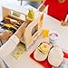 Melissa & Doug Wooden Slice & Stack Sandwich Counter with Deli Slicer – 56-Piece Pretend Play Food Pieces