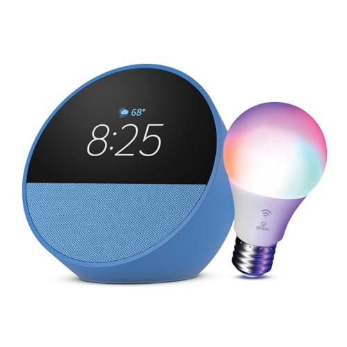 Echo Spot with Globe Electric Smart Bulb