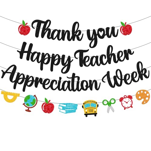 Thank You Happy Teacher Appreciation Week Banner Thank You Teacher