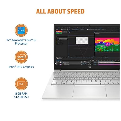 HP Pavilion 14 12th Gen Intel Core i5 8GB RAM/512GB SSD 14 inch(35.6cm) IPS Micro-Edge FHD Laptop/Intel Iris Xe Graphics/B&O/Win 11/Backlit KB/MSO 2021/Natural Silver, 14-dv2053TU - Image 5