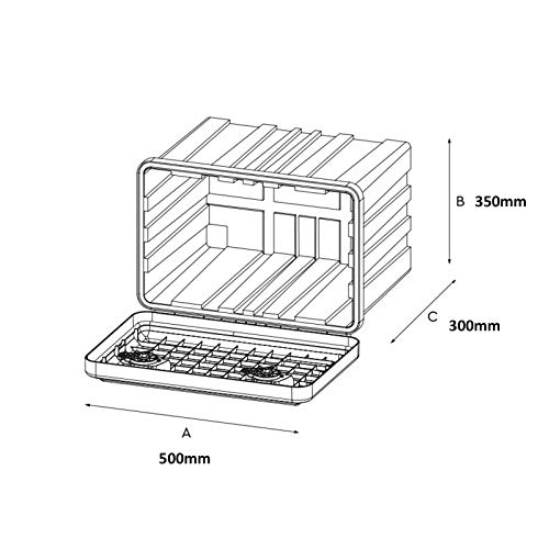 JUST 500-R LKW Staukasten 500 x 350 x 300 mm – Bild 3