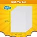 Csyidio 20 Pieces Printable Shrink Plastic Sheets, Shrink Films Papers for Mother's Day, Thanksgiving, Christmas Presents, Kids Creative Craft Projects, 11.6 x 8.2 inches