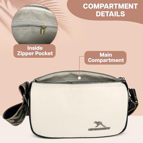 Image of Storite PU Leather Square Women Tote Bag, Stone Pattern fashionable & Party Sling Bag, Shoulder Crossbody Bag with Broad Strap