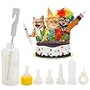 FJNATINH-Kitten-Puppy-Feeding-Bottles-Newborn-Small-Animals-Milk-Bottles-for-Nursing-with-Replacement-Nipples-Pet-Feeder-Set Small Animals Milk Bottles for Nursing