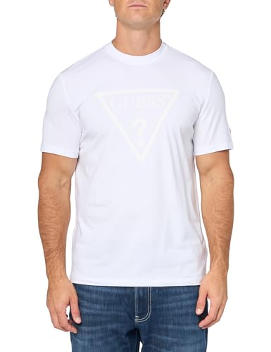 GUESS Men's Eco Tonal Logo Short Sleeve T-Shirt