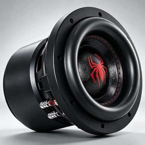 WDiYA 6.5 Subwoofers 1200W 4 Ohm SPL Car Subs BASV Voice Coil Heavy-Duty Cast Aluminum Basket Deep Bass Weaved Tinsel Leads Multi-Connect Terminals Superior Performance