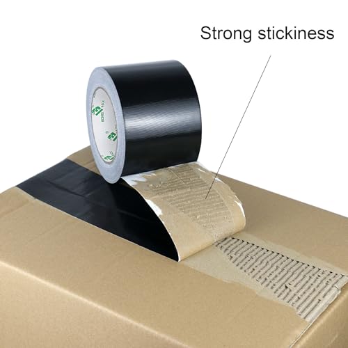 Image of BOMEI PACK 1Pack 4inch Duct Tape Heavy Duty Waterproof Black 9Mil 20Yds