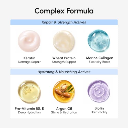 Image of MAREE Anti Yellow Purple Hair Mask for Damaged Hair - Purple Deep Conditioner & Blonde Toner - Hydrating Deep Conditioning for Dry, Curly, Blonde, Orange, Brassy, Bleached - Mascarilla para el Cabello
