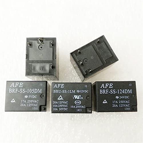 Relé de potencia 12V conmutador electromagnético BRF-SS-112DM de 17A para PCB de cuatro pines