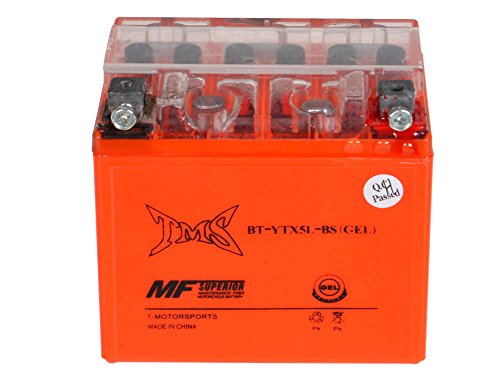 TMS® GEL Ytx5l-bs Gtx5l-bs ATV Battery for Polaris Predator Outlaw Sportsman Trx90 Kfx Ksf KTM EXC Xc Sx
