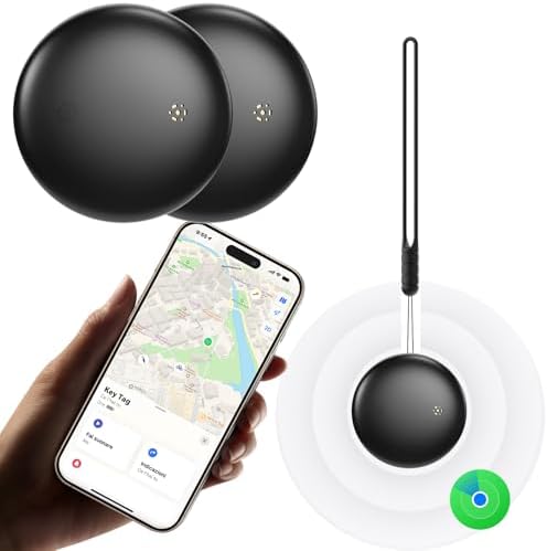 ATUVOS Smart Air Tracker Tag 2 pezzi Nero, Bluetooth Localizzatore ...
