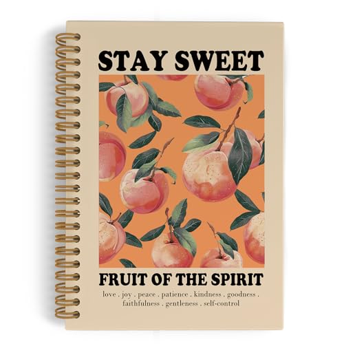 Carnet de notes chrétien Fruit of the Spirit fournitures de bureau Peach