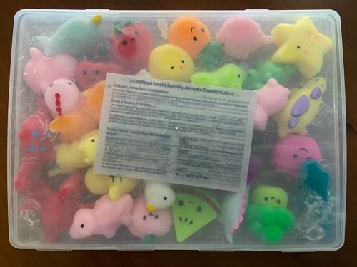 JUAUO 21 Pieces Mini Animal Squishy Pack - Soft Fidget Toys Stress Mochi Squeeze Toys, Kids Childrens Fidget Stress Relief Sensory Toy Party Bags Filler - Image 9