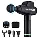 Muscle Massager, Massage Gun 20 Adjustable Speeds Rechargeable Cordless Handheld Deep Tissue Percussion Muscle Massager with 4 Replaceable Massage Heads, Touch Screen and Portable Bag for Athletes