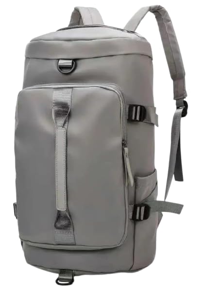 Luggage Bag Gym Bag Durable Bag Large Capacity Folding Travel Tote Bag Oxford Fabric Waterproof Lightweight Duffel Bag Portable Expandable Dry And Wet Carry On Bag (Grey)-image-42