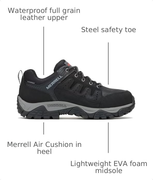 Image of Merrell Men's Windoc Waterproof Steel Toe Low