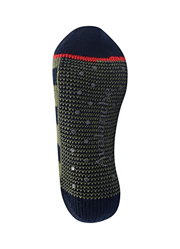 Avalanche Meias masculinas térmicas de inverno macias forradas escovadas, 1 unidade, Combo verde lis