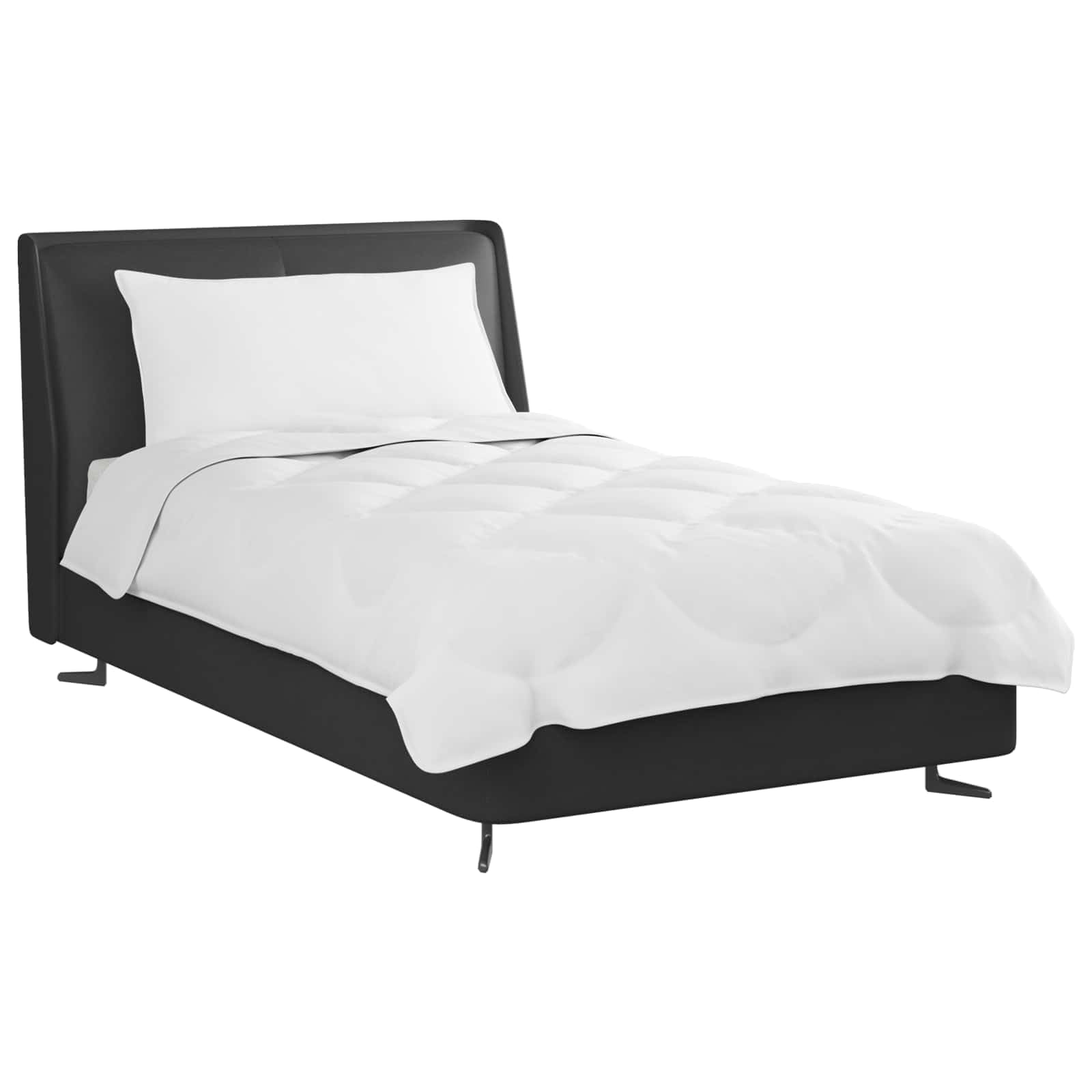 Generico Set di Piumoni con Cuscino 2 PCS Bianco Microfibra,Biancheria,Lenzuola e Coperte,Trapunte e piumini-3376818