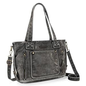 Montana West Washed Leather Hobo Bags for Women Roomy Handbags with Crossbody Strap