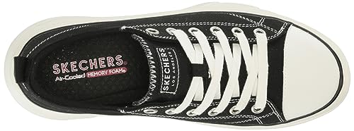 Skechers Women's Funky Street-Groove Way Low Sneaker, 11 Black