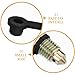 JECOMPRIS Motorcycle Brake Bleeder Cap Kit Bolt Bleed Screw Dust Cap for Car Motorcycle
